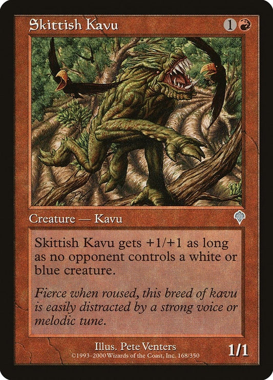Image for Skittish Kavu (168) (Invasion) - Magic: The Gathering
