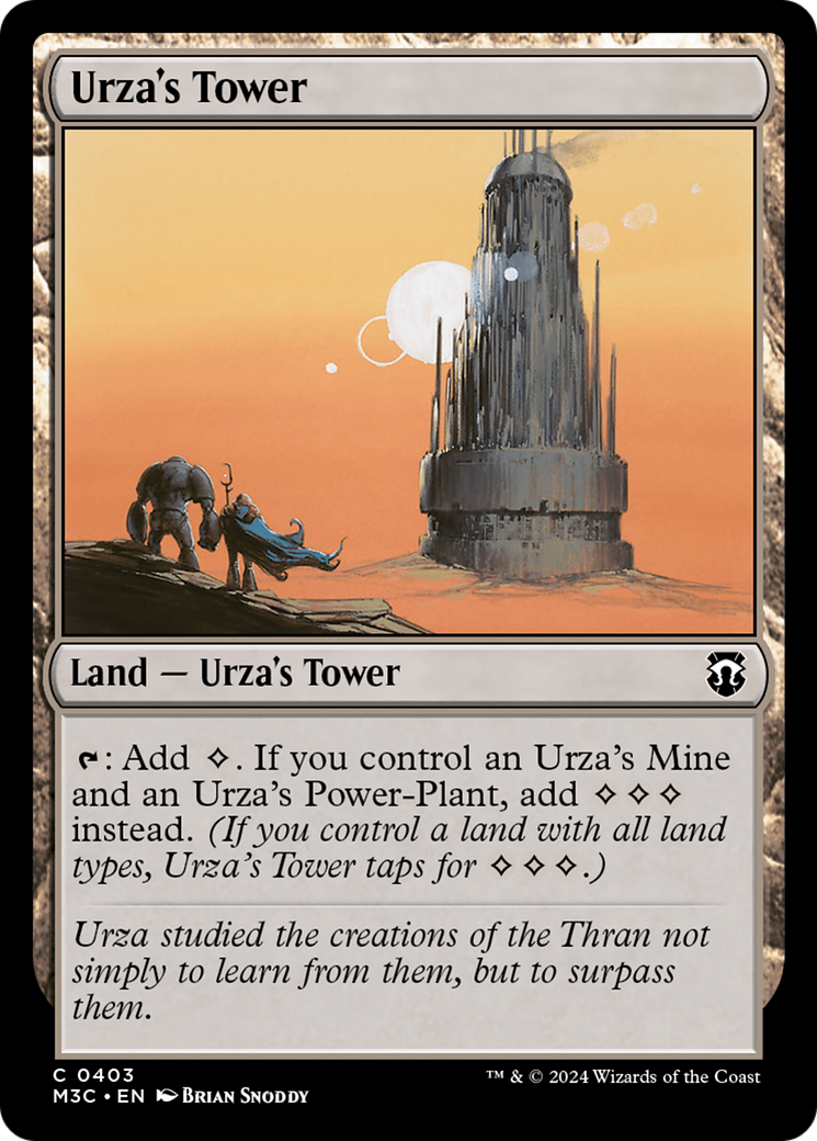 Urza's Tower (M3C-403) - Modern Horizons 3 Commander Ripple Foil