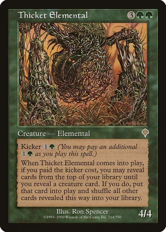 Image for Thicket Elemental (214) (Invasion) - Magic: The Gathering