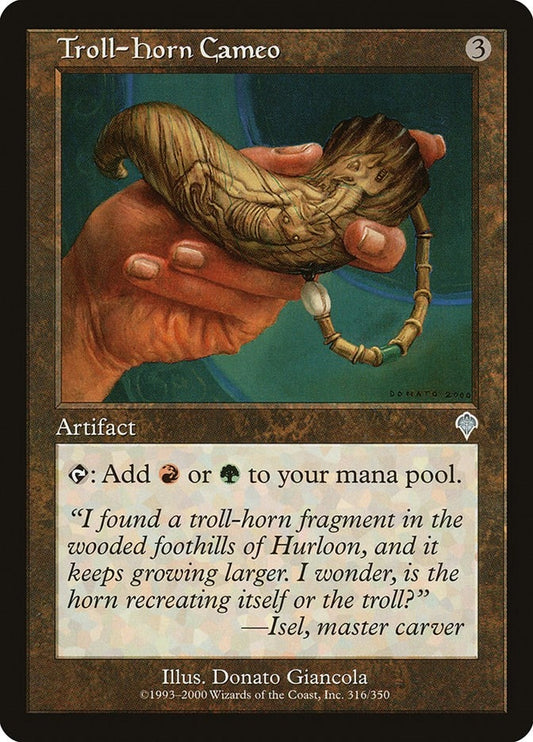 Image for Troll-Horn Cameo (316) (Invasion) - Magic: The Gathering