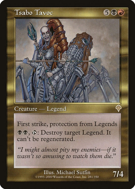 Image for Tsabo Tavoc (281) (Invasion) - Magic: The Gathering