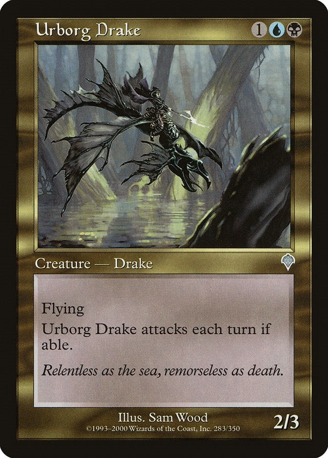 Image for Urborg Drake (283) (Invasion) - Magic: The Gathering