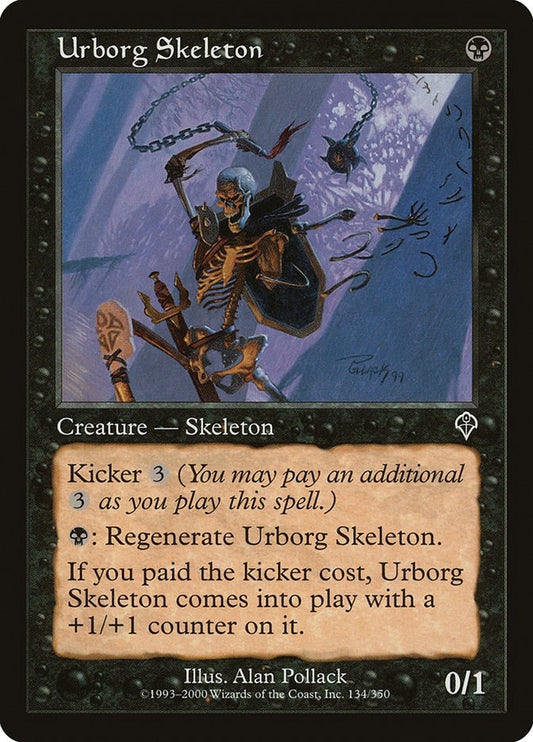 Image for Urborg Skeleton (134) (Invasion) - Magic: The Gathering