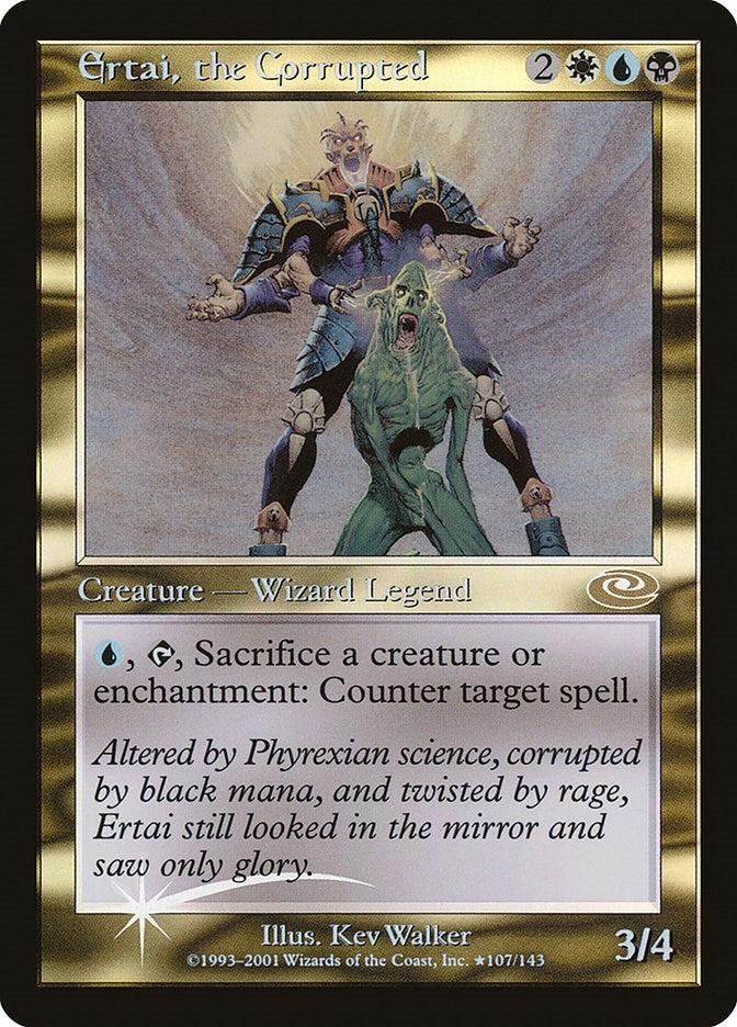 Image for Ertai, the Corrupted (Alt. Art Foil) (107) (Planeshift) - Magic: The Gathering