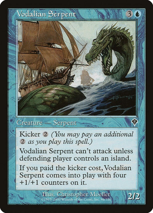 Image for Vodalian Serpent (86) (Invasion) - Magic: The Gathering