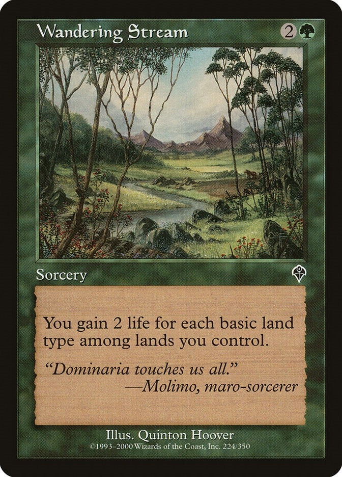Image for Wandering Stream (224) (Invasion) - Magic: The Gathering
