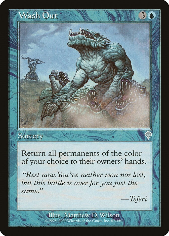 Image for Wash Out (87) (Invasion) - Magic: The Gathering