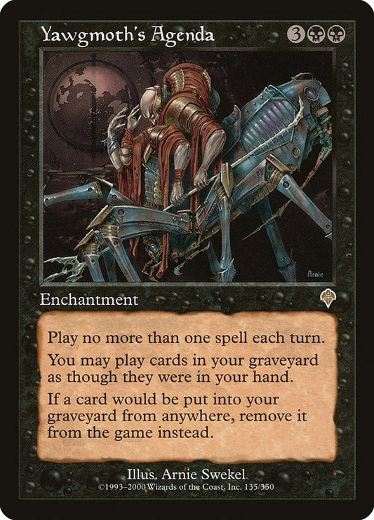 Yawgmoth's Agenda (135) (Invasion)