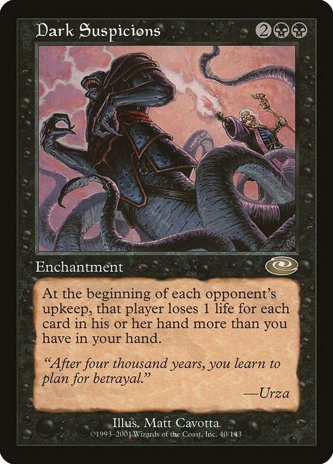 Image for Dark Suspicions (40) (Planeshift) - Magic: The Gathering