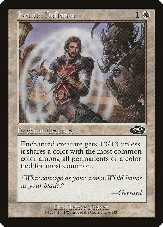 Image for Heroic Defiance (6) (Planeshift) - Magic: The Gathering