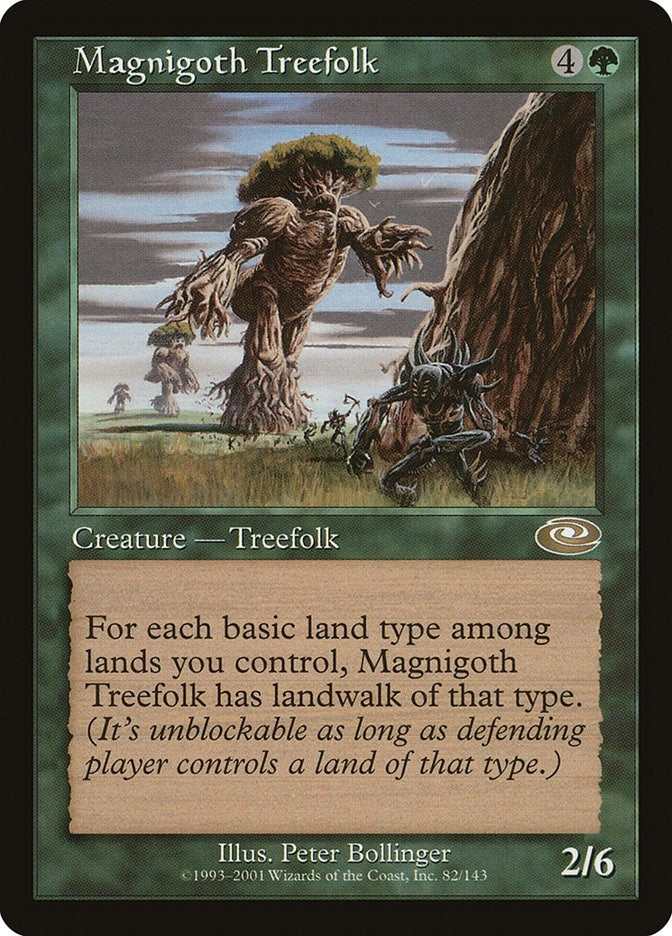 Image for Magnigoth Treefolk (82) (Planeshift) - Magic: The Gathering