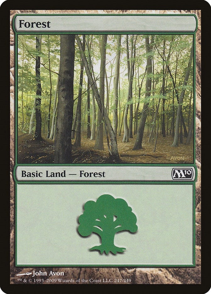 Image for Forest (247) (247) (Magic 2010 (M10)) (M10) - Magic: The Gathering