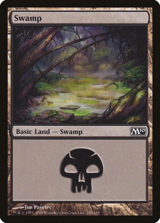 Image for Swamp (240) (240) (Magic 2010 (M10)) (M10) - Magic: The Gathering