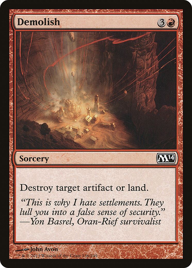 Demolish (136) (M14)