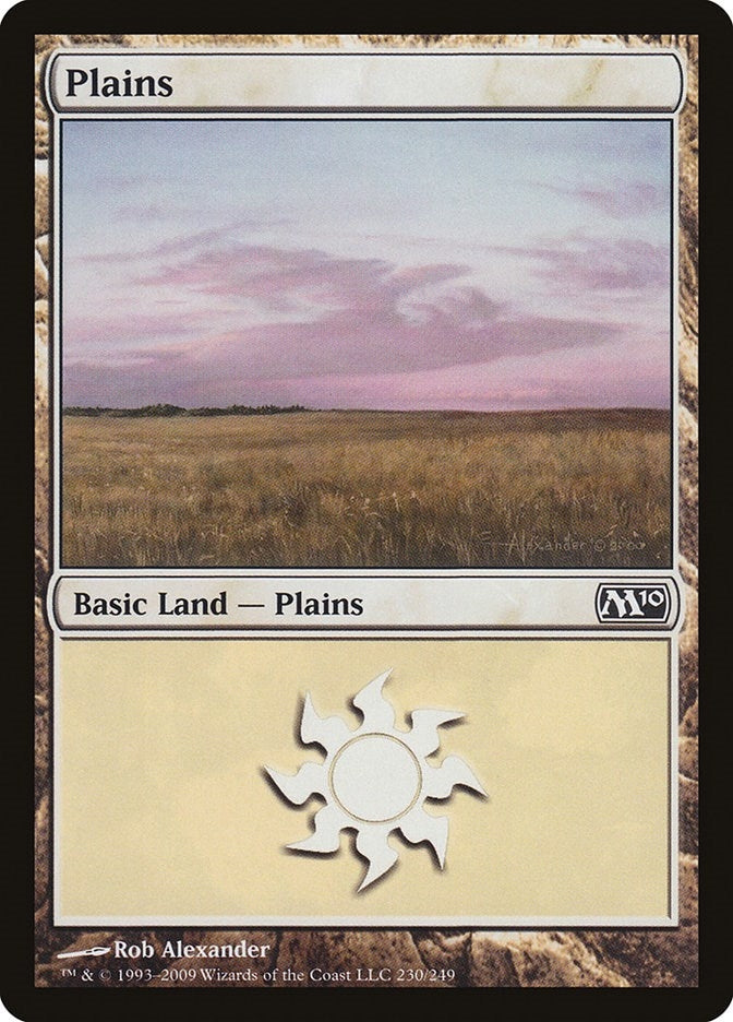 Image for Plains (230) (230) (Magic 2010 (M10)) (M10) - Magic: The Gathering