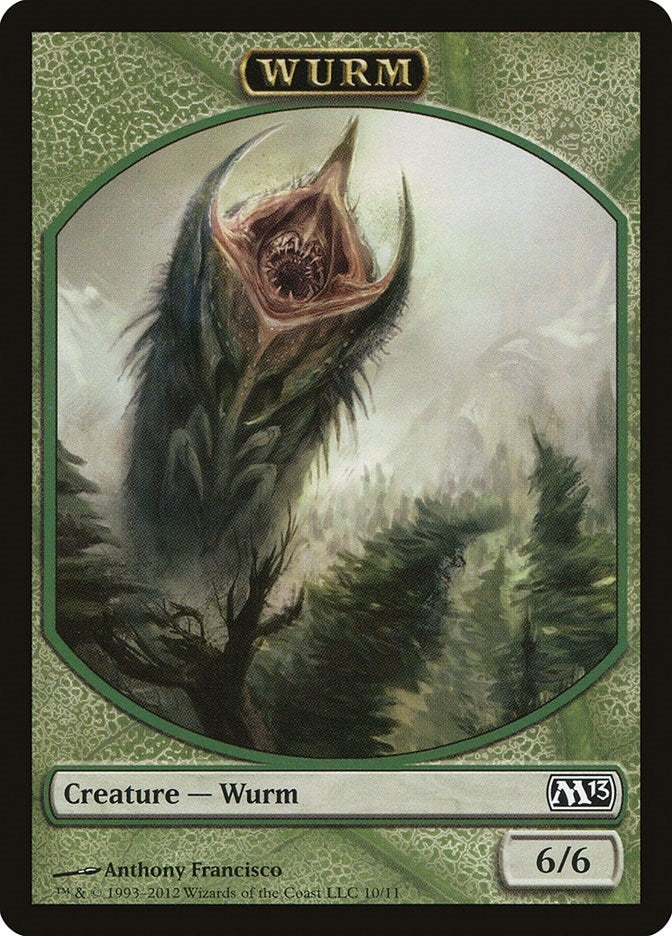 Wurm Token (10) (Magic 2013 (M13))