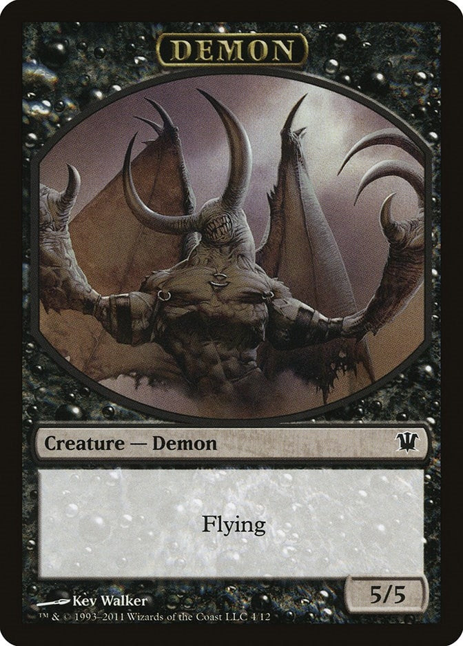 Image for Demon Token (4) (Innistrad) - Magic: The Gathering