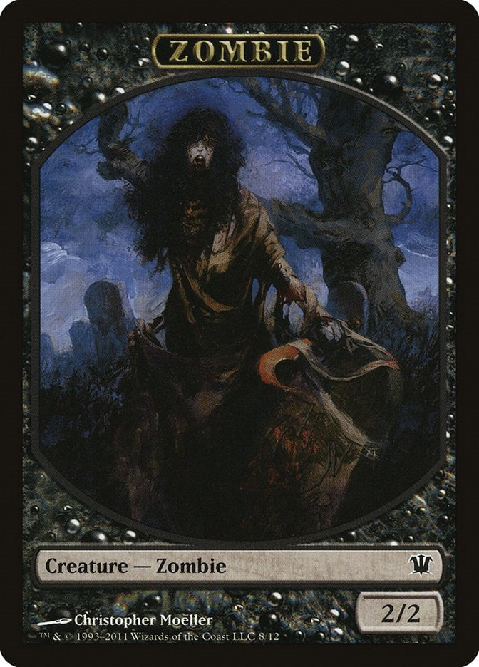 Image for Zombie Token (8) (8) (Innistrad) - Magic: The Gathering
