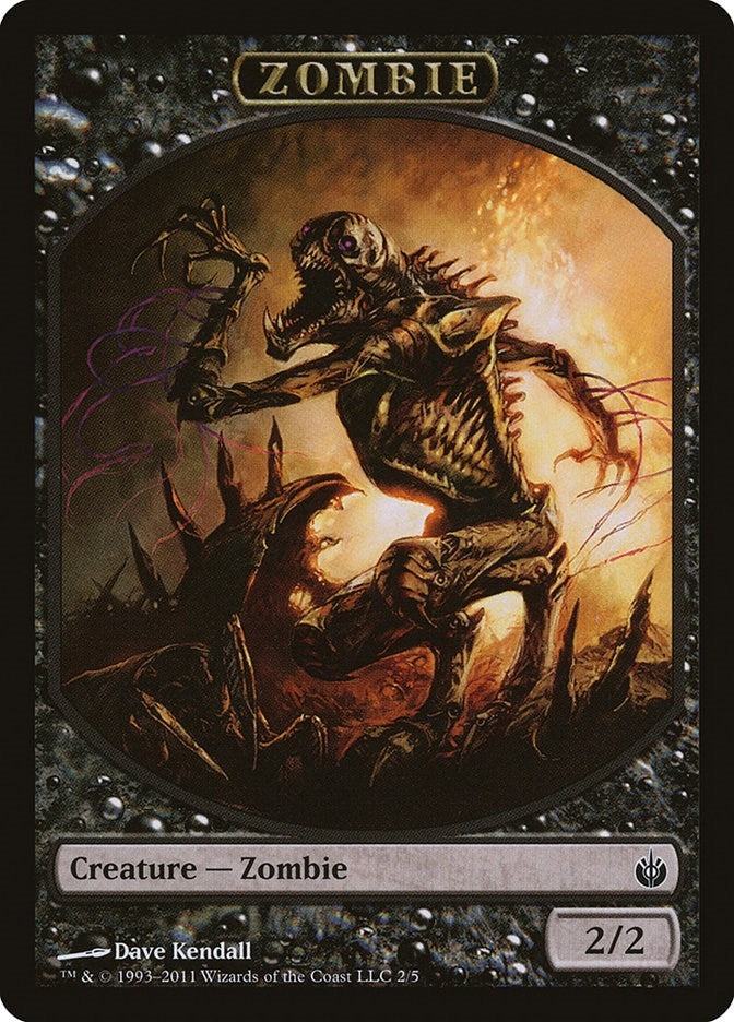 Image for Zombie Token (2) (Mirrodin Besieged) - Magic: The Gathering