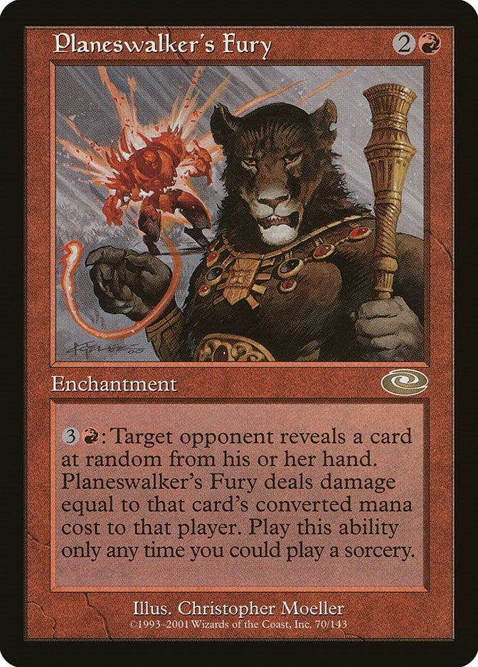 Image for Planeswalker's Fury (70) (Planeshift) - Magic: The Gathering