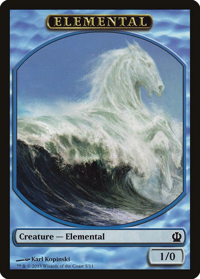 Elemental Token (5) (Theros)