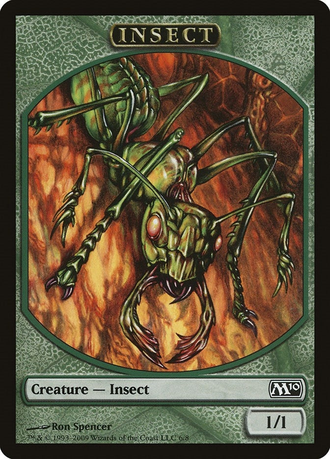 Image for Insect Token (6) (Magic 2010 (M10)) (M10) - Magic: The Gathering
