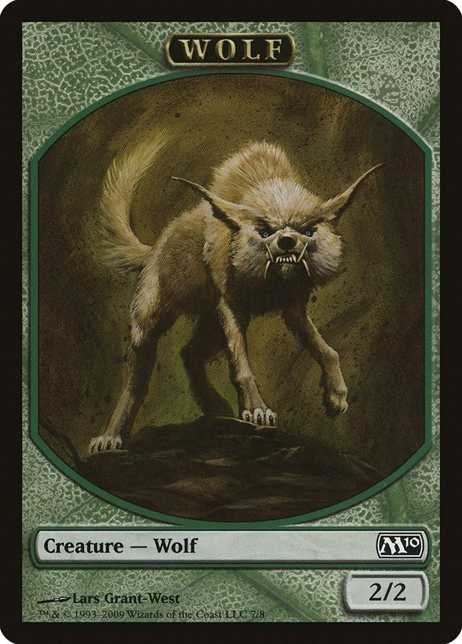 Image for Wolf Token (7) (Magic 2010 (M10)) (M10) - Magic: The Gathering