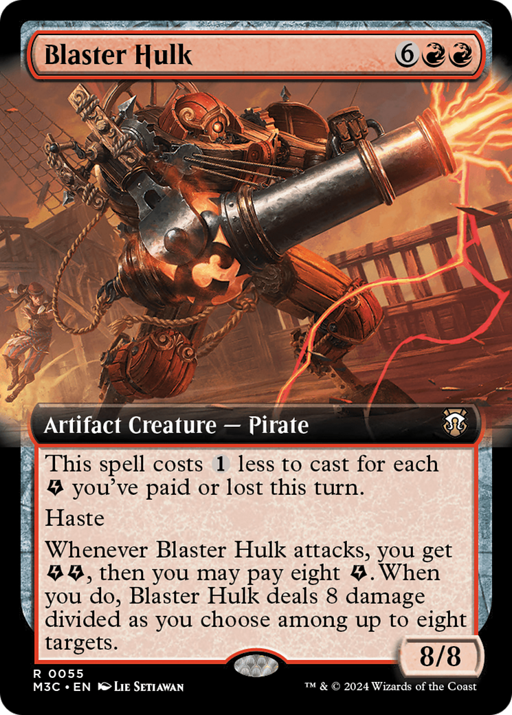Blaster Hulk (Extended Art) (M3C-055) - Modern Horizons 3 Commander: (Extended Art) Foil