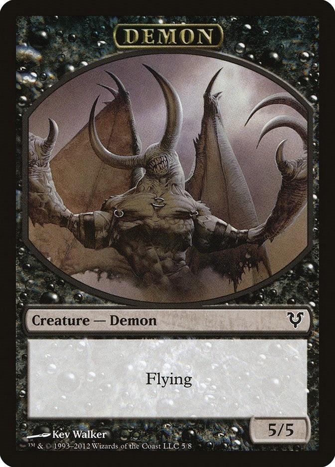 Image for Demon Token (5) (Avacyn Restored) - Magic: The Gathering
