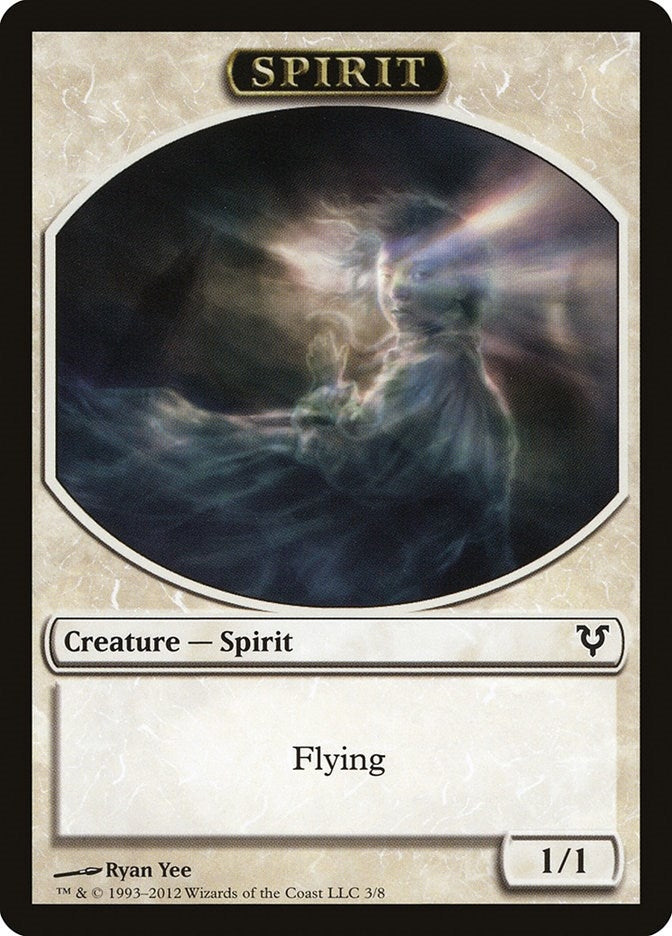 Spirit Token (3) (3) (Avacyn Restored)