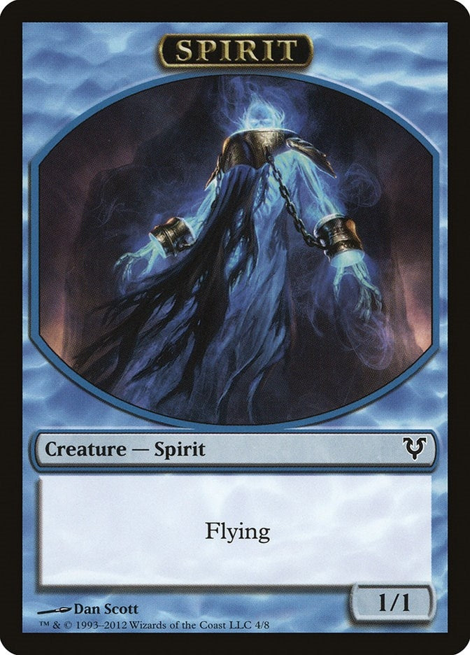 Spirit Token (4) (4) (Avacyn Restored)