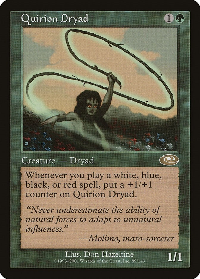 Image for Quirion Dryad (89) (Planeshift) - Magic: The Gathering