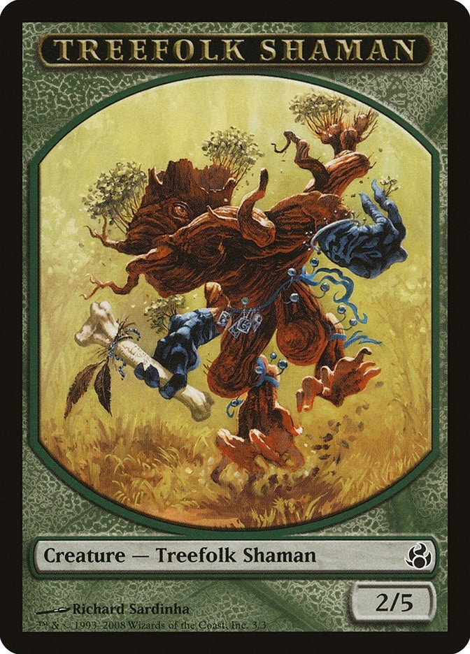 Image for Treefolk Shaman Token (3) (Morningtide) - Magic: The Gathering