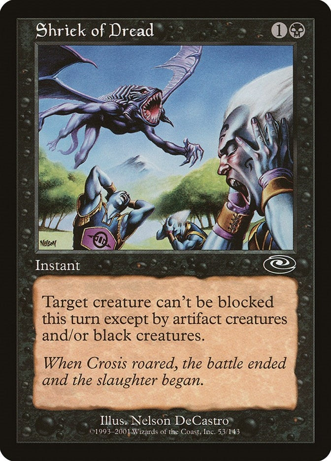 Image for Shriek of Dread (53) (Planeshift) - Magic: The Gathering