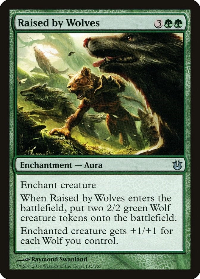 Image for Raised by Wolves (135) (Born of the Gods) (BNG) - Magic: The Gathering