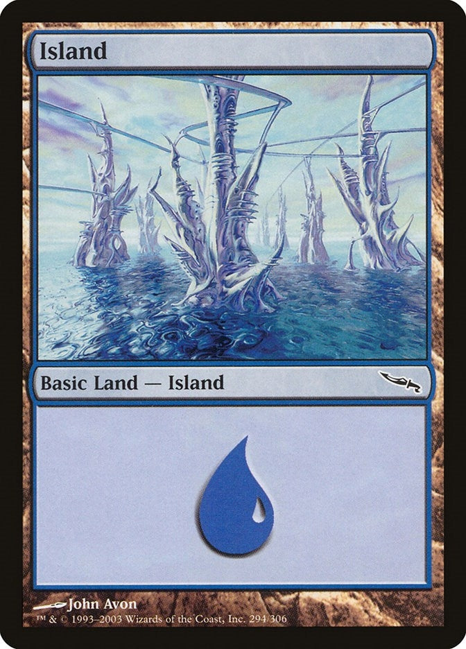 Image for Island (294) (294) (Mirrodin) - Magic: The Gathering