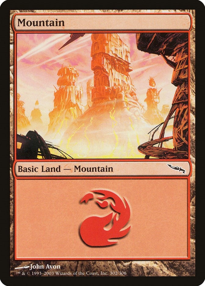 Image for Mountain (302) (302) (Mirrodin) - Magic: The Gathering
