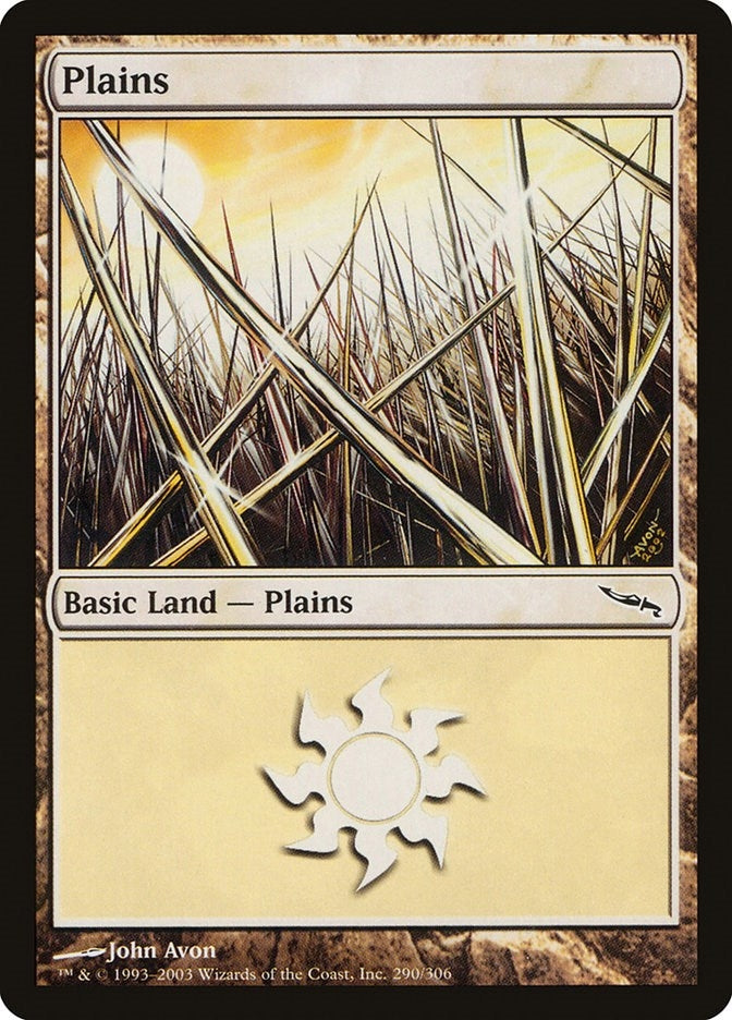 Image for Plains (290) (290) (Mirrodin) - Magic: The Gathering