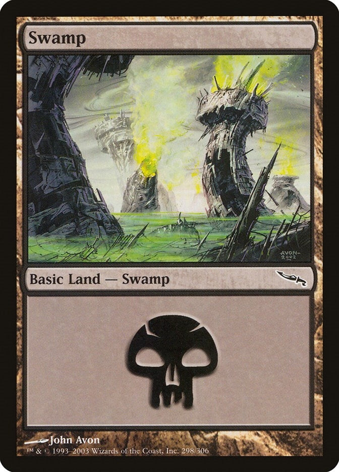 Image for Swamp (298) (298) (Mirrodin) - Magic: The Gathering