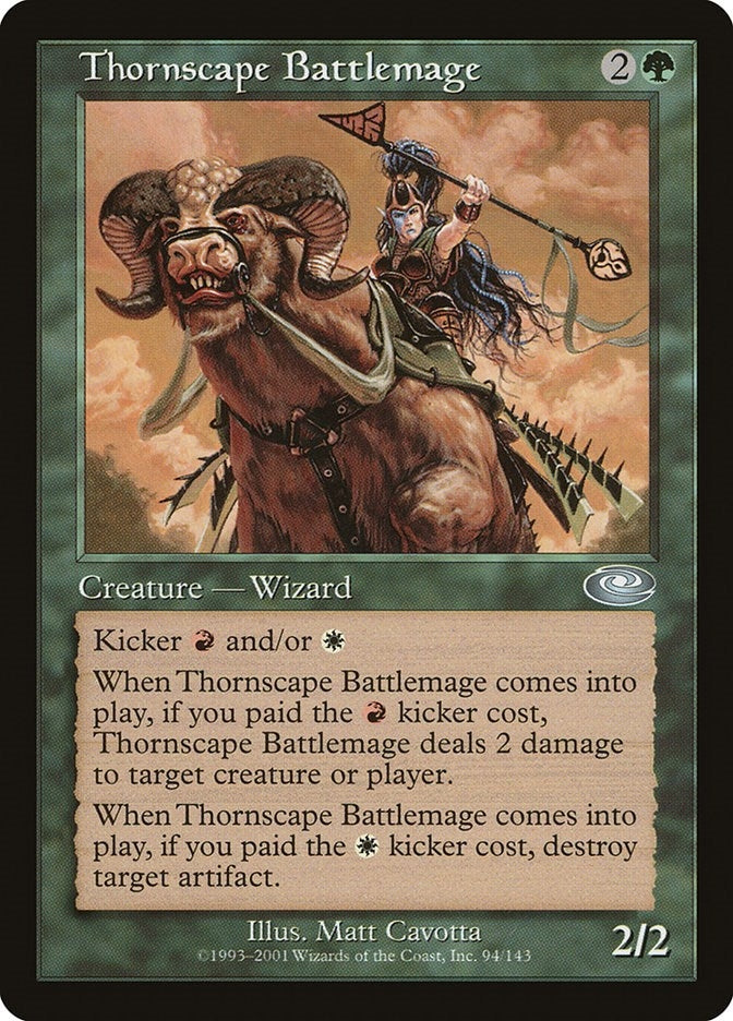 Image for Thornscape Battlemage (94) (Planeshift) - Magic: The Gathering