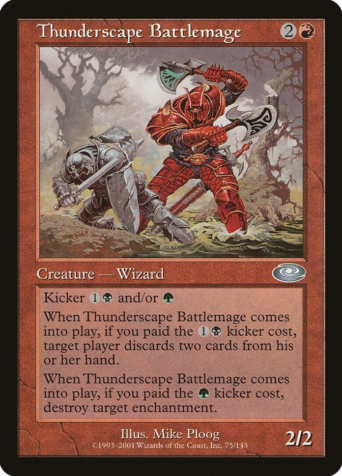 Image for Thunderscape Battlemage (75) (Planeshift) - Magic: The Gathering