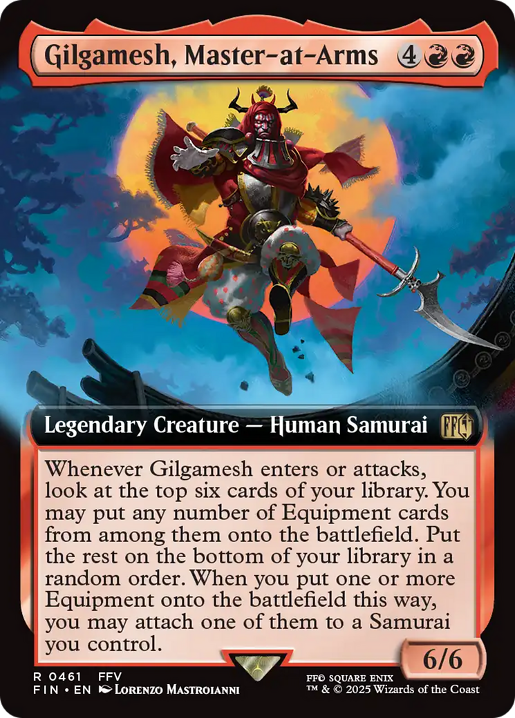 Gilgamesh, Master-at-Arms (Extended Art) (461) (FIN)