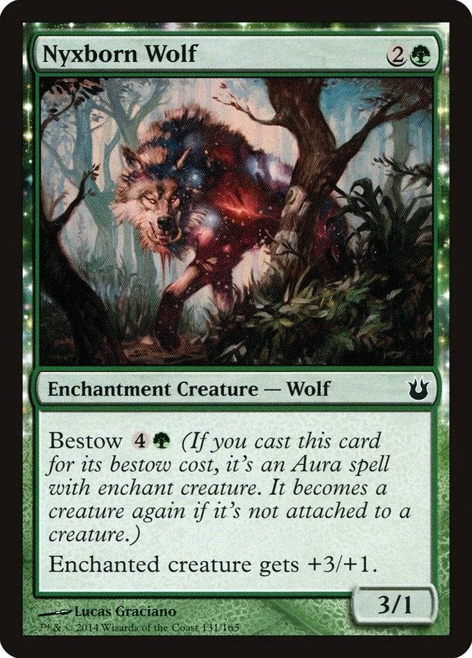 Image for Nyxborn Wolf (131) (Born of the Gods) (BNG) - Magic: The Gathering