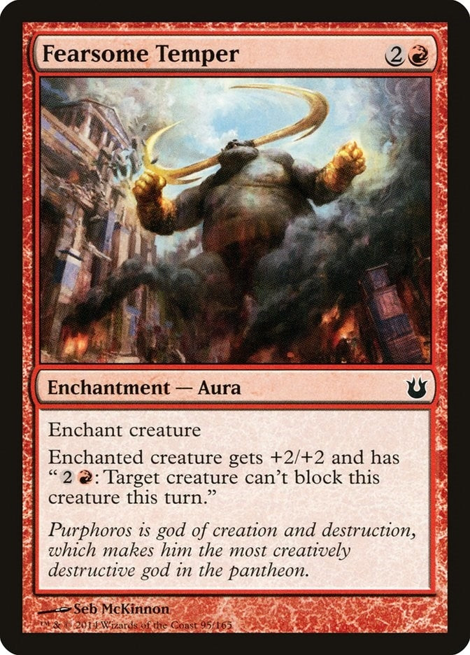 Image for Fearsome Temper (95) (Born of the Gods) (BNG) - Magic: The Gathering