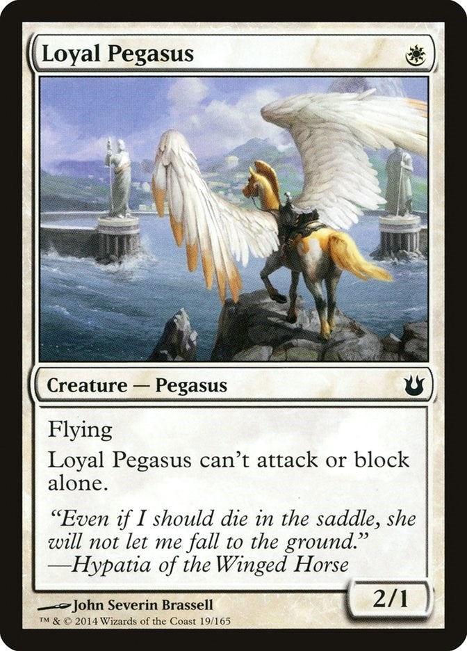 Image for Loyal Pegasus (19) (Born of the Gods) (BNG) - Magic: The Gathering