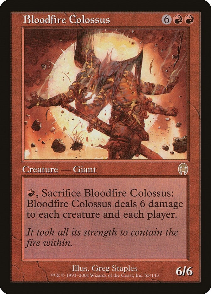 Image for Bloodfire Colossus (55) (Apocalypse) - Magic: The Gathering
