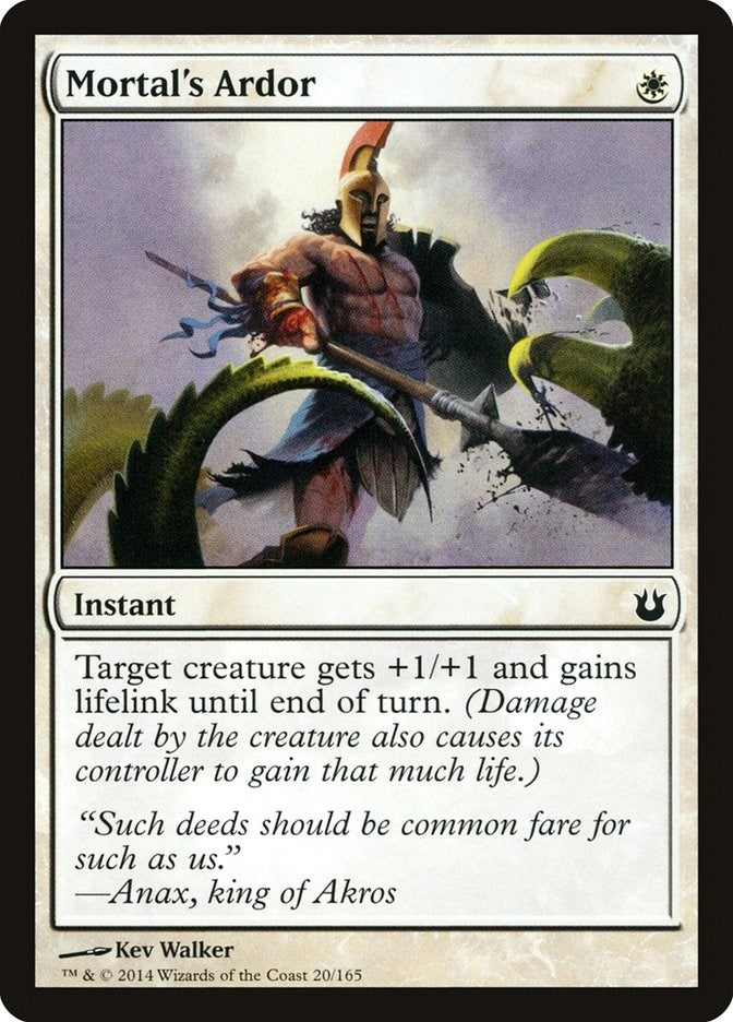 Image for Mortal's Ardor (20) (Born of the Gods) (BNG) - Magic: The Gathering