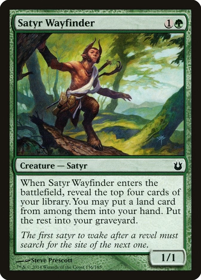 Image for Satyr Wayfinder (136) (Born of the Gods) (BNG) - Magic: The Gathering