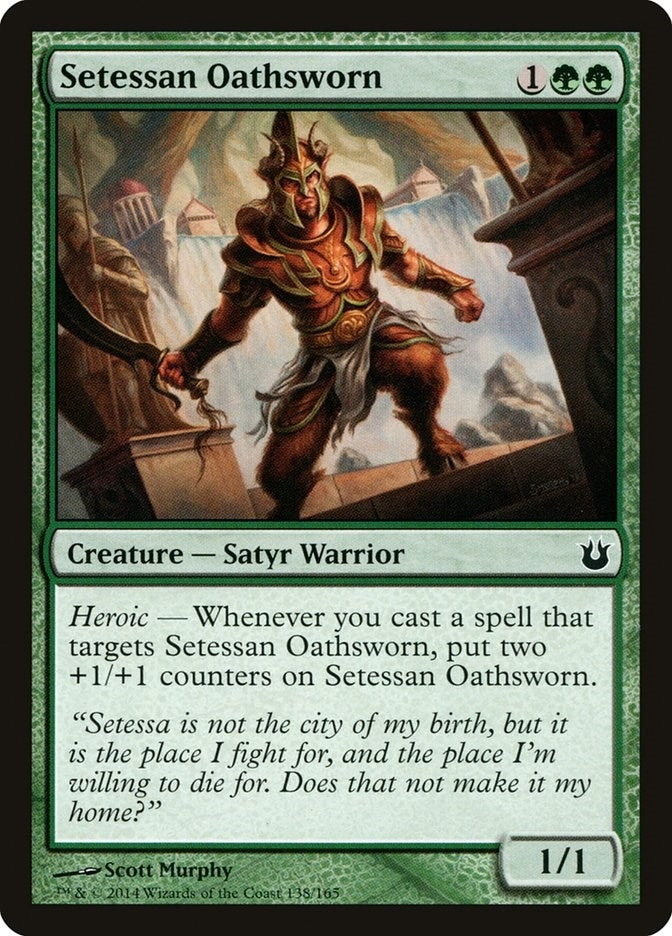 Image for Setessan Oathsworn (138) (Born of the Gods) (BNG) - Magic: The Gathering