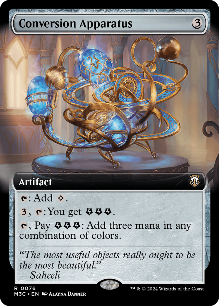 Conversion Apparatus (Extended Art) (M3C-076) - Modern Horizons 3 Commander: (Extended Art) Foil